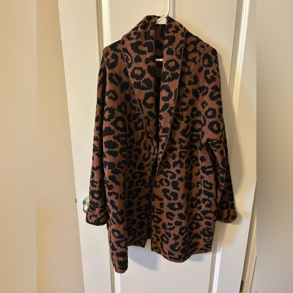 Leopard Print long sweater